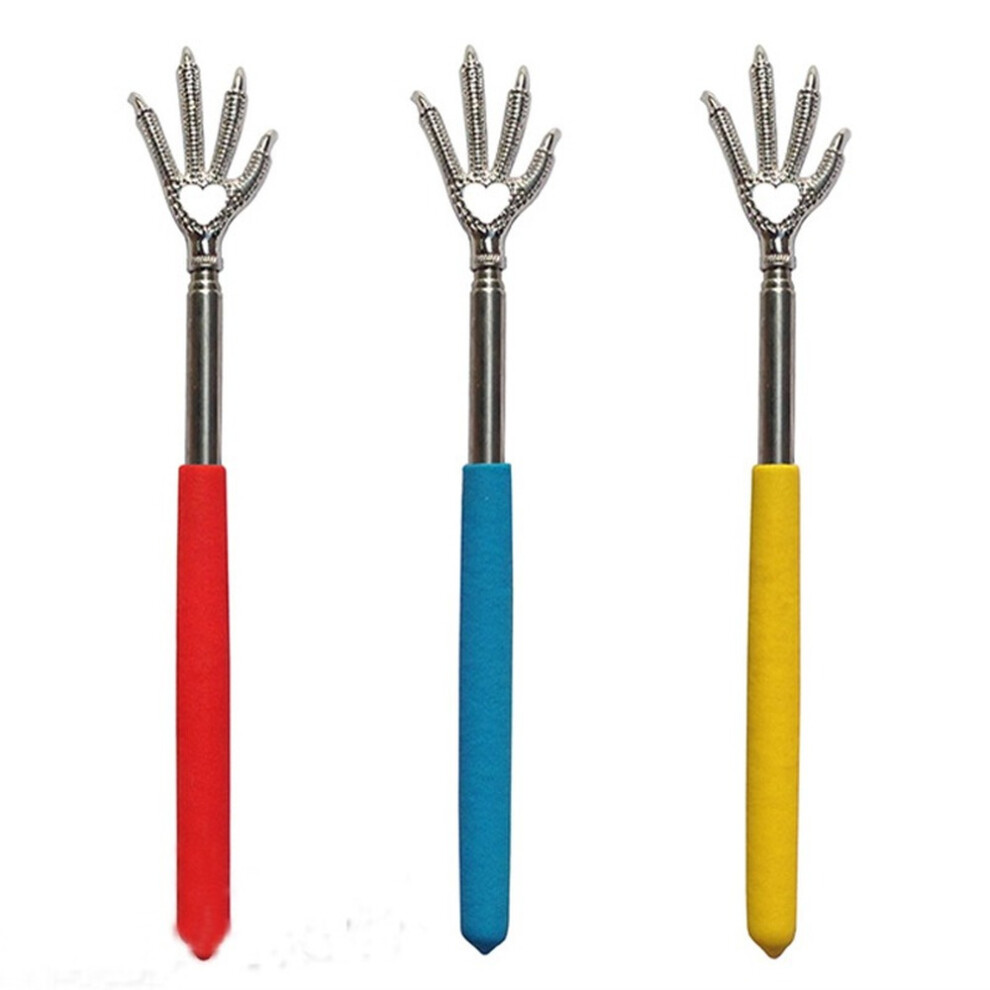 Dechoicelife Portable Back Scratcher Telescopic Scratching Tool Eagle Claw Backscratcher Massager Back Scraper Extendable Massage Health Care