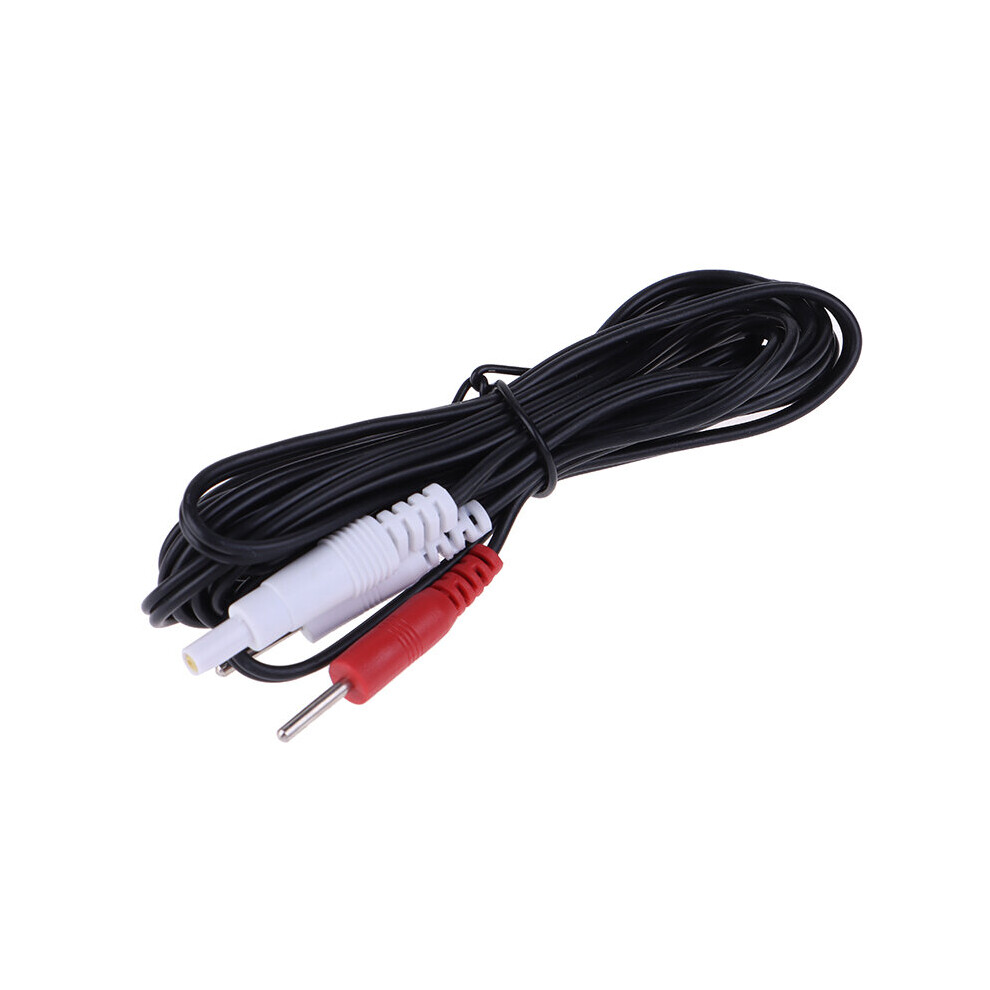 Dechoicelife (A-No.7) 2.35Mm New Electrotherapy Electrode Lead Electric Shock Wires Cable For Massager Connection Cable Massage And Relaxation 2Plugs