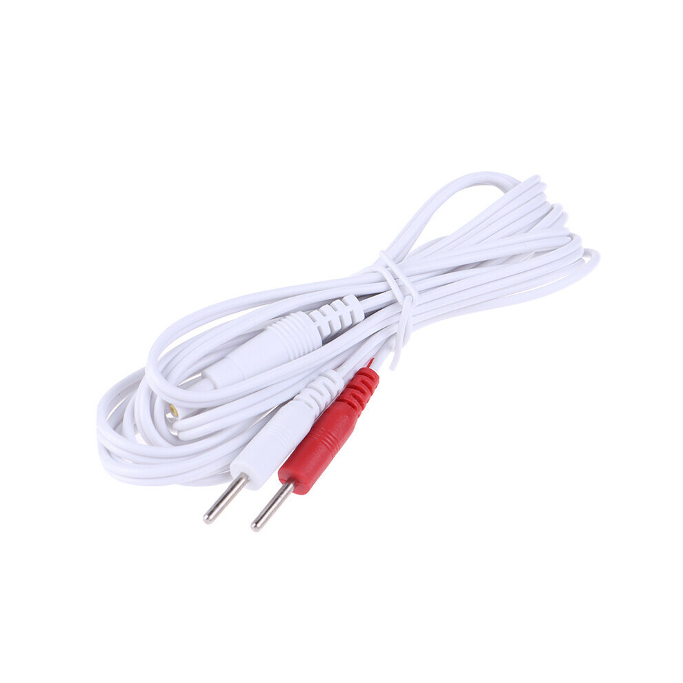 Dechoicelife (A-No.5) 2.35Mm New Electrotherapy Electrode Lead Electric Shock Wires Cable For Massager Connection Cable Massage And Relaxation 2Plugs