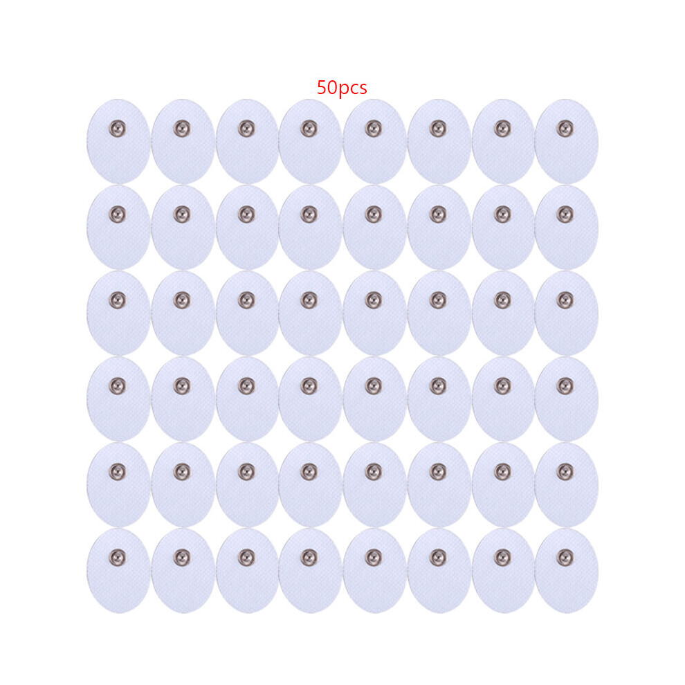 (a-50pcs mini button) 50pcs Muscle Patch Electrode Pads for Myostimulator Physiotherapy Therapy Machine Pads Slimming Massager Pads Health Care-image-OPC-PC9MZSD-NEW