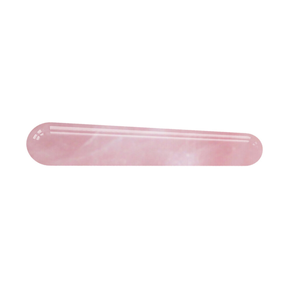 Dechoicelife (A-Rose Quartz Stick) Rose Quartz Massage Stick Obsidian Yoni Wand For Facial Massage Kegel Exercise Natural Jade Stone Guasha Massager