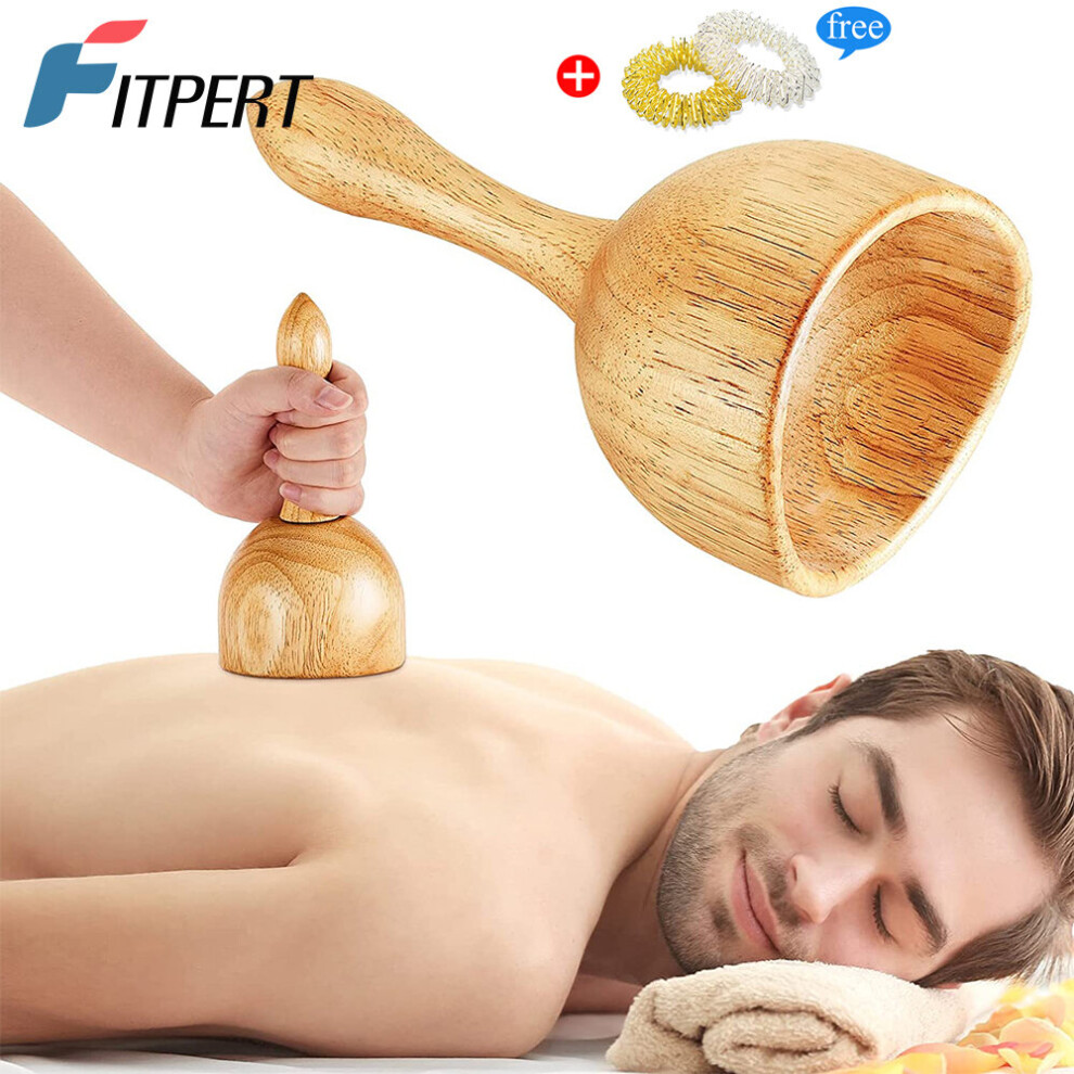 Dechoicelife 1 Pc Wood Therapy Massage Tool Moxibustion Cup Cupping Body Massager Moxa Massage Appliances Wood Massage Tools For Body Relief