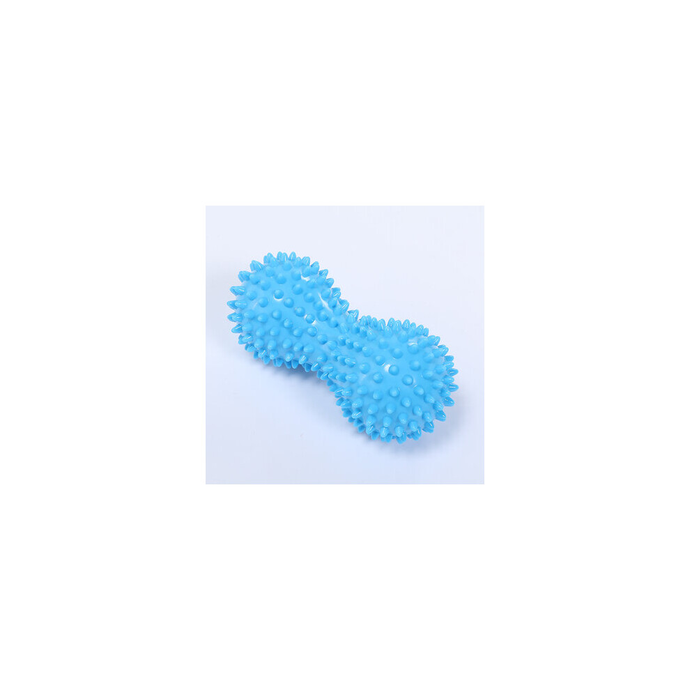 Dechoicelife Sky Blue (A-) Peanut Massage Ball Hedgehog Sensory Training Grip Ball Muscle Pain Stress Sensory Ball Foot Muscle Massager Relaxation