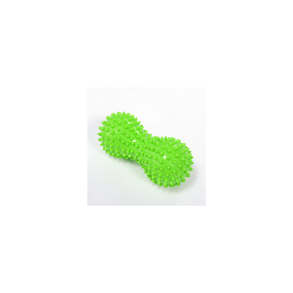 Dechoicelife Green (A-) Peanut Massage Ball Hedgehog Sensory Training Grip Ball Muscle Pain Stress Sensory Ball Foot Muscle Massager Relaxation