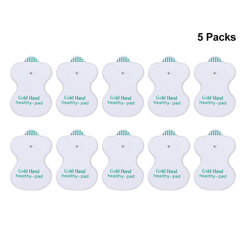 (a-5 pairs (10pcs)) for Tens Acupuncture Electrode Pads Therapeutic Pulse Massager Sticker Adhesive Replacement Patch Massage Pad Conductive Gel-image-OPC-PC9N2MN-NEW