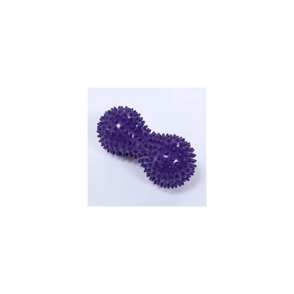 Dechoicelife Purple (A-) Peanut Massage Ball Hedgehog Sensory Training Grip Ball Muscle Pain Stress Sensory Ball Foot Muscle Massager Relaxation