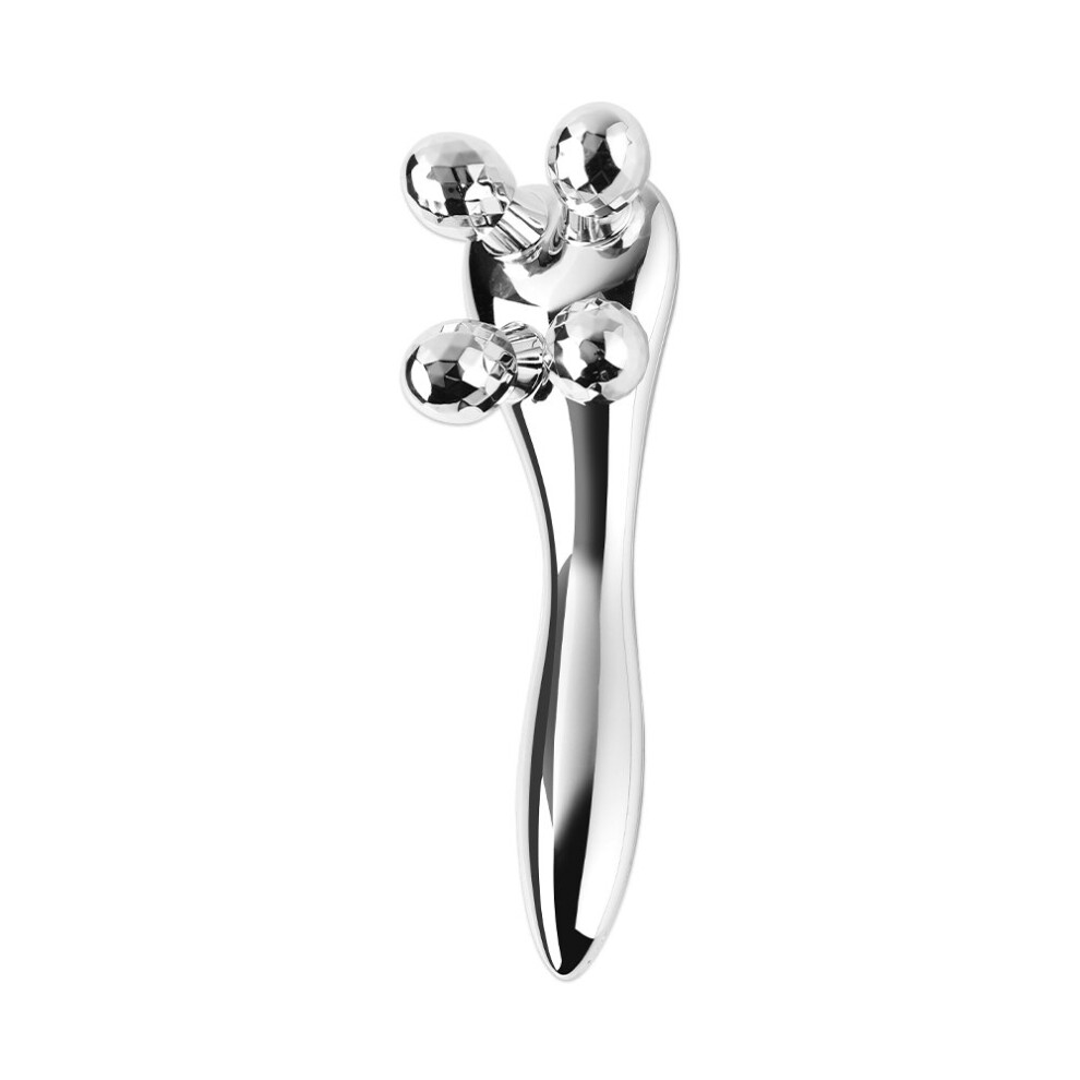 Dechoicelife (A-4 Head Sliver) 4D Roller Massager Face Massage Y Shape 360 Rotate Thin Face Body Shaping Relaxation Lifting Wrinkle Remover Facial Massage