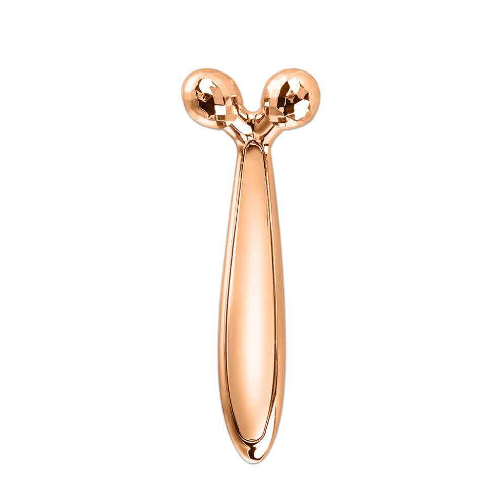 Dechoicelife (A-2 Head Rosegold) 4D Roller Massager Face Massage Y Shape 360 Rotate Thin Face Body Shaping Relaxation Lifting Wrinkle Remover Facial Massage