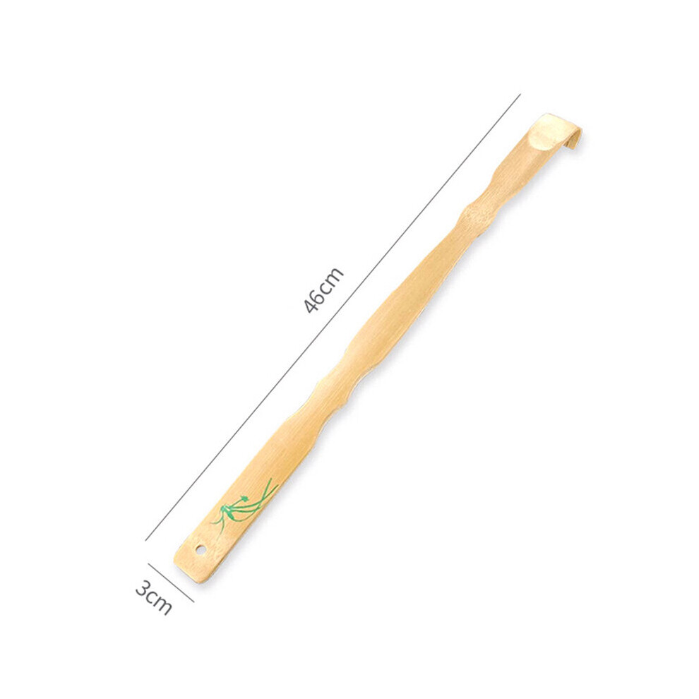 Dechoicelife (A-As Pic) 1Pcs Wooden Back Scratcher Scratching Massager Back Scratcher Body Massage Bamboo Relief Hackle Itch Health Tool