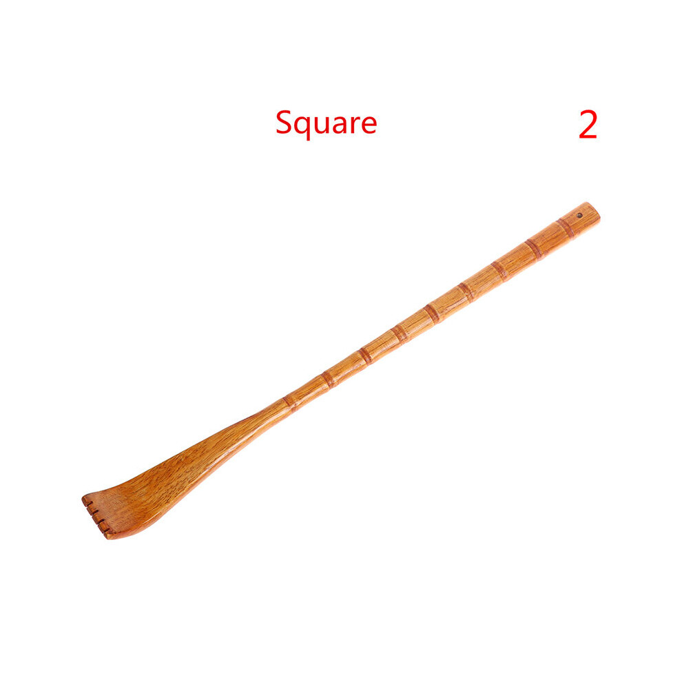Dechoicelife (A-A2) 1Pcs Wooden Back Scratcher Scratching Massager Back Scratcher Body Massage Bamboo Relief Hackle Itch Health Tool