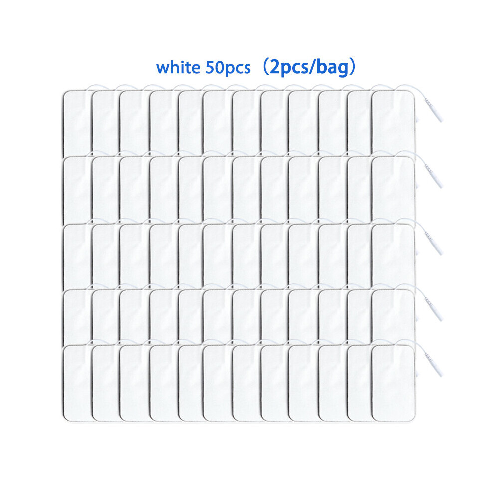 (a-50pcs 5x9cm white) 50pcs Non-woven Fabric Self Adhesive Replacement Electrode Pads EMS Nerve Muscle Stimulator Acupuncture Physiotherapy Patche-image-OPC-PC9N2XM-NEW