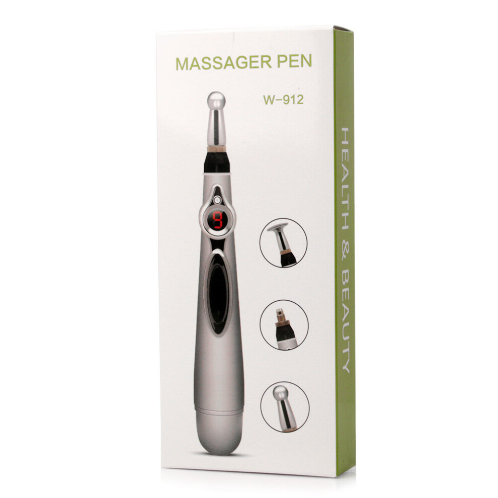 Dechoicelife Ivory (A-) Syxlif-Syxlif Electronic Acupuncture Pen Electric Meridians Laser Therapy Heal Massage Pen Meridian