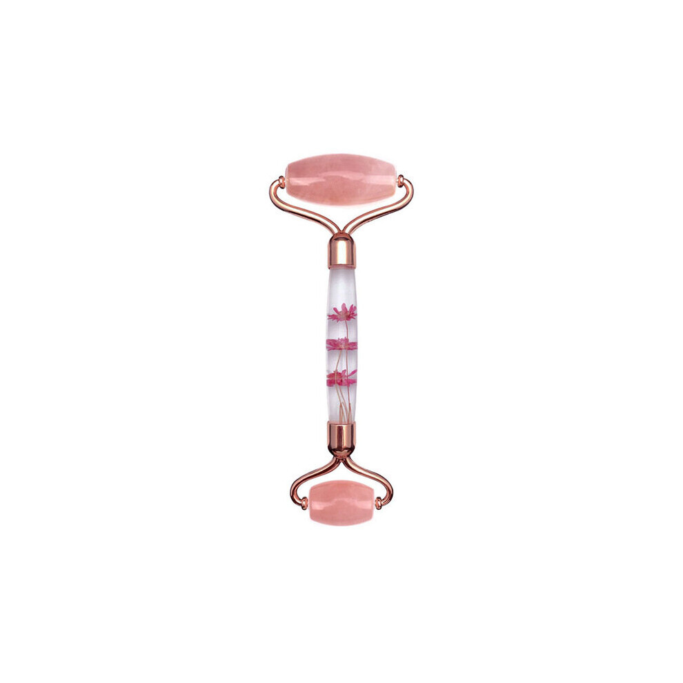 Photos - Massager  Natural Jade  Rose flower Quartz Roller Anti-wrinkle Face Lift Body Skin Relaxation Beauty Neck Thin Health(a-Red)