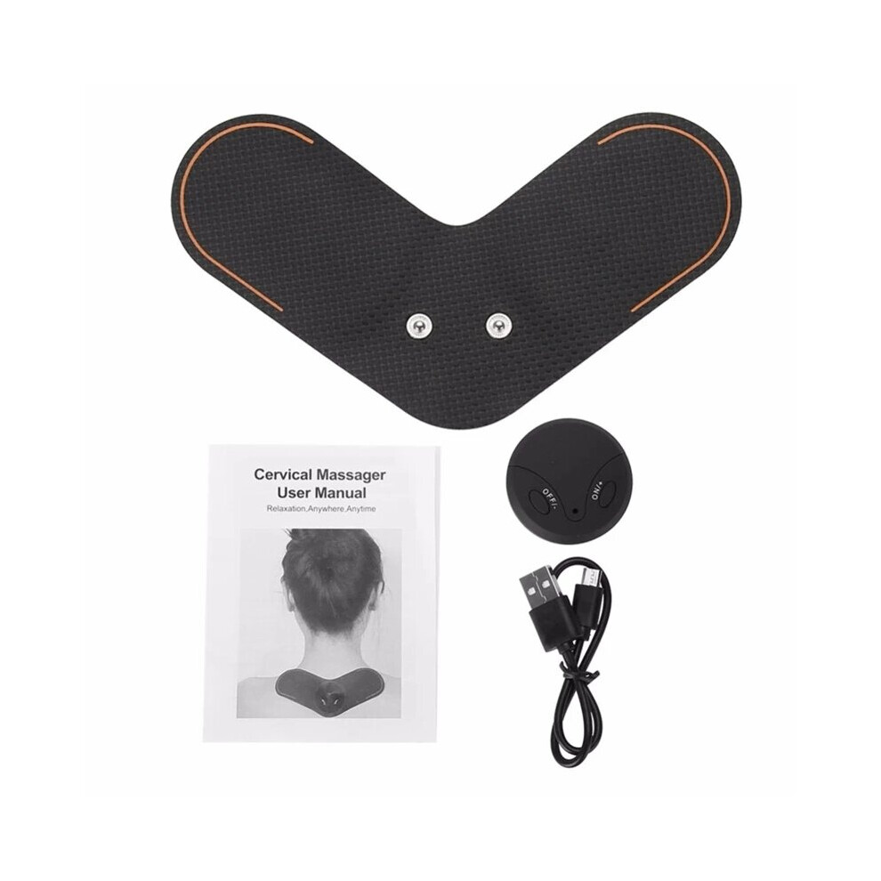 Dechoicelife (A-Neck Massager) Ems Neck Massager Smart Cervical Spine Massager For Shoulder Waist Health Care Electric Back Tens Machine Shiatsu Acupuncture