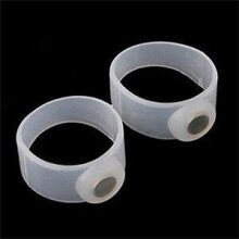 1 Pair Slimming Weight Loss Circulation Magnetic Silicone Foot Massage Toe Ring Fat Burning For Loss Weight Feet Care