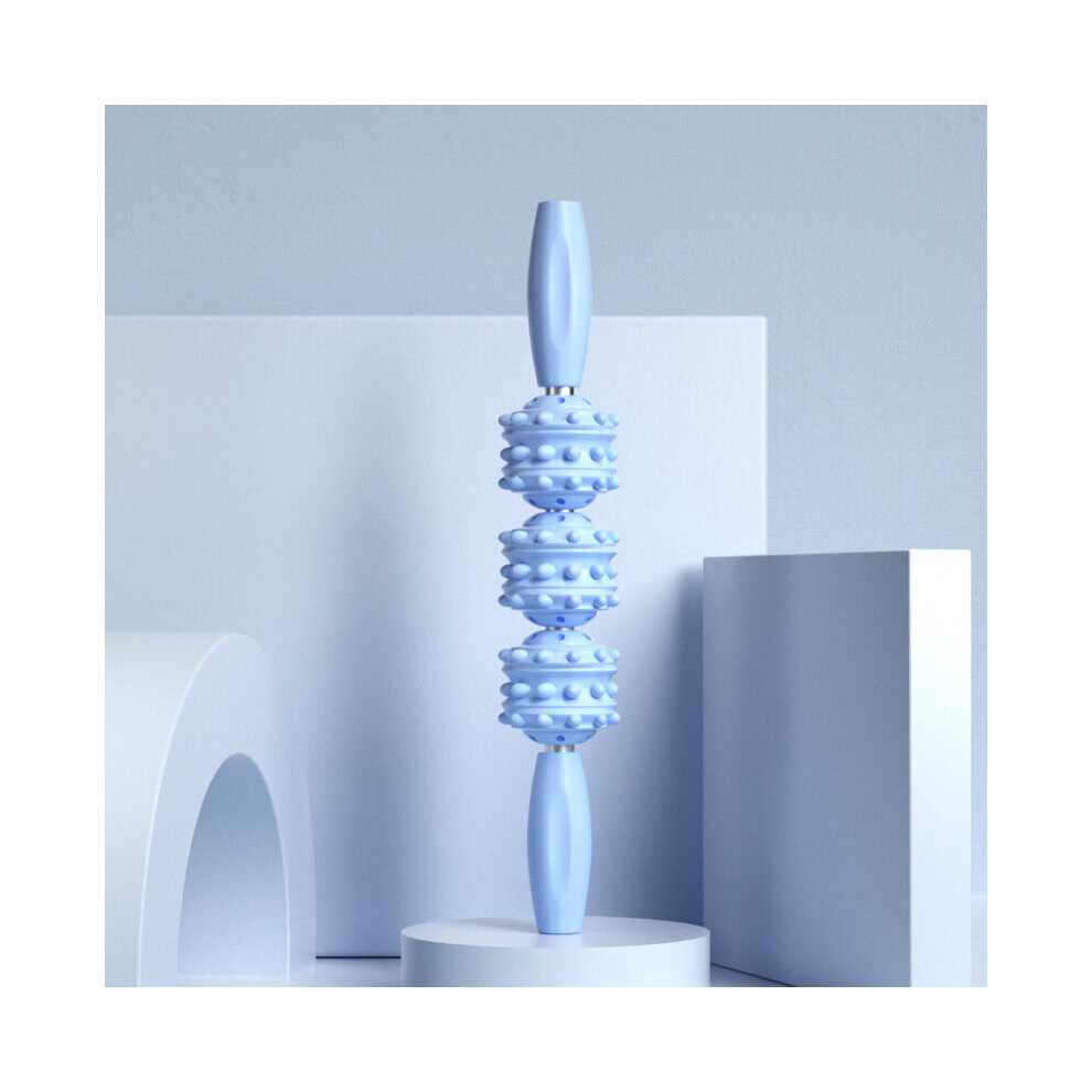 Dechoicelife (A-E) Muscle Relaxation Massage Stick Roller Wolf Tooth Stick Anti Cellulite Fitness Exercise Body Leg Slimming Massager Fascia Stick