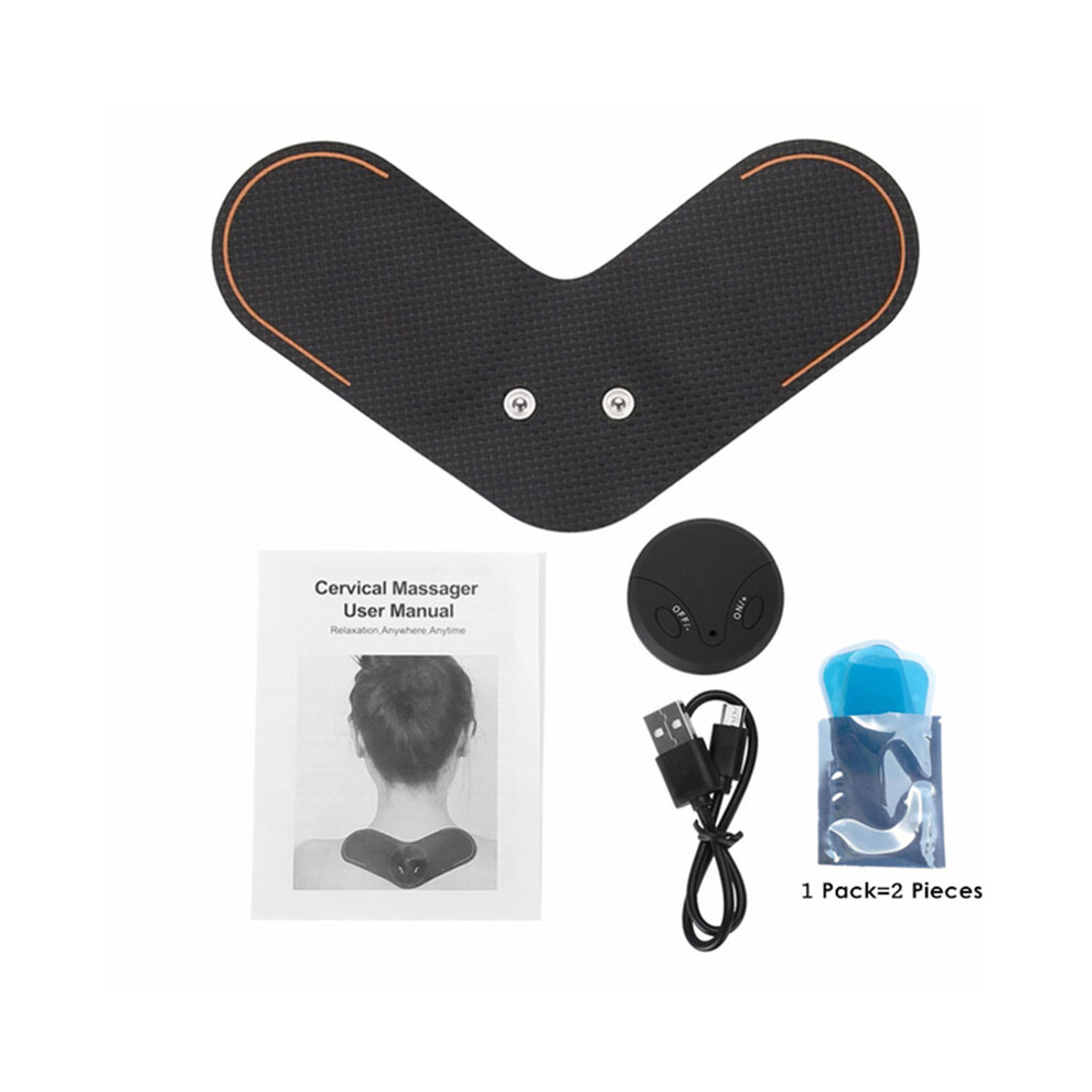 Dechoicelife (A-Neck Massager1baggel) Ems Neck Massager Smart Cervical Spine Massager For Shoulder Waist Health Care Electric Back Tens Machine Shiatsu Acupuncture
