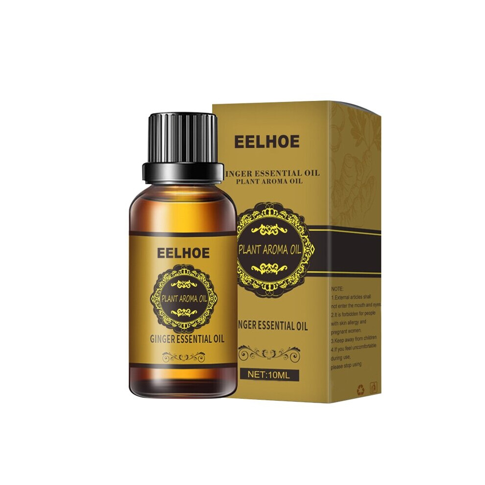 Dechoicelife (A-10Ml) Belly Drainage Ginger Oil,Lymphatic Drainage Ginger Oil,Slimming Tummy Ginger Oi 28Ed