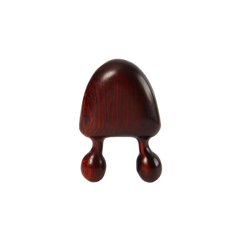 Dechoicelife (A-Rose Red) 1Pc Sandalwood Facial Massage Comb Wooden Handle Piece Green Sandalwood Eye Massage Small Snail Comb