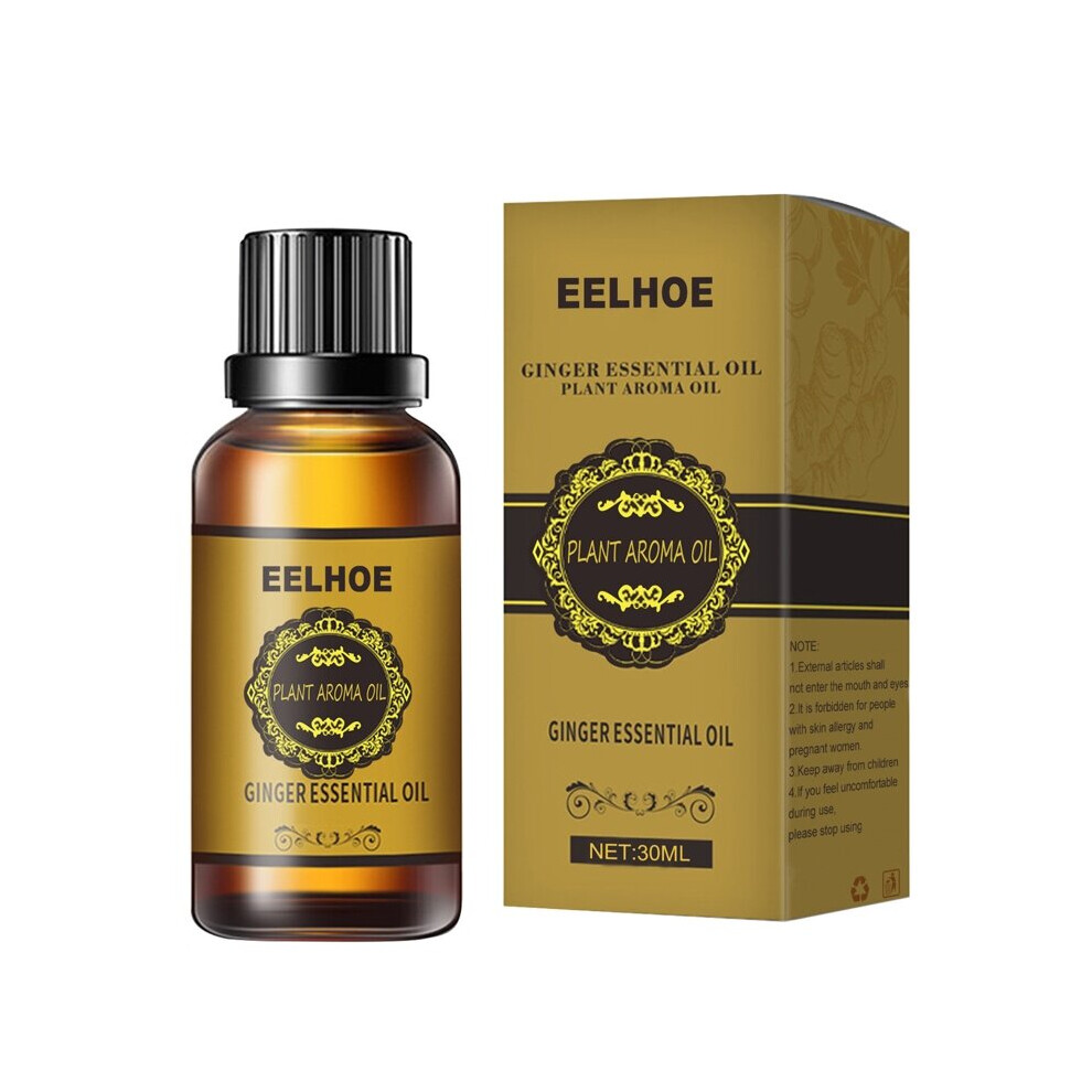 Dechoicelife (A-30Ml) Belly Drainage Ginger Oil,Lymphatic Drainage Ginger Oil,Slimming Tummy Ginger Oi 28Ed