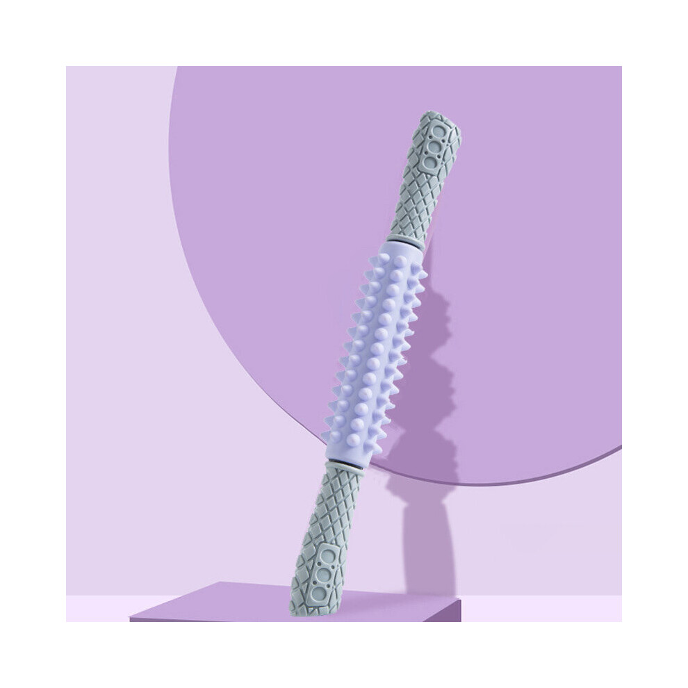 Dechoicelife Purple (A-) Muscle Massage Stick Mace Sports Roller Yoga Gear Fascia Muscle Relaxation Roller Yoga Muscle Massage