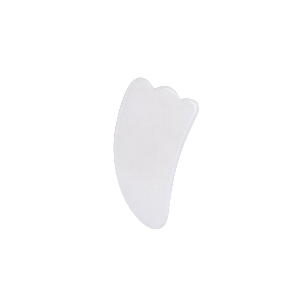 Dechoicelife White (A-Type A) Jade Face Massage Roller Gouache Scraper Guasha Massager For Face Natural Gouache Stone Body Facial Jade Roller Massager