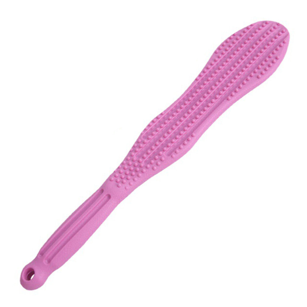 Dechoicelife Pink (A-) Soft Silicone Massage Stick Paddle Flexible Body Massage Pat Anti Cellulite Muscle Relaxer For Relieving Fatigue Physiotherapy