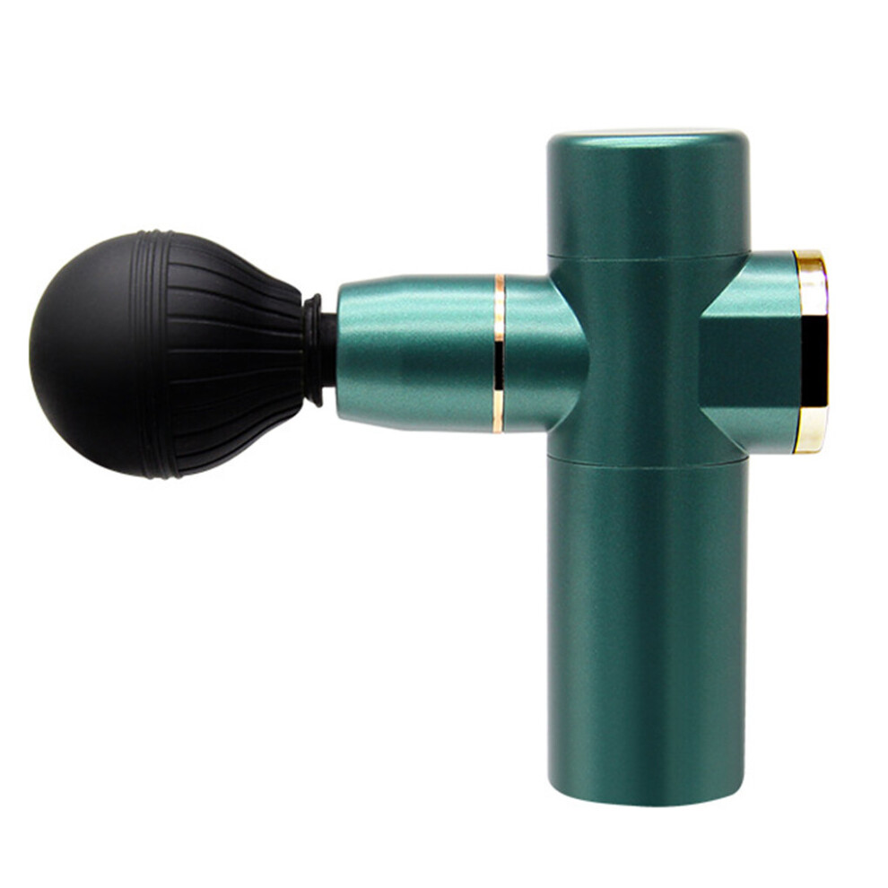 Dechoicelife (A-Green) Muscle Massager Electric Mini Muscle Massage Tool Handheld Deep Tissue Percussion Massager Dark Green