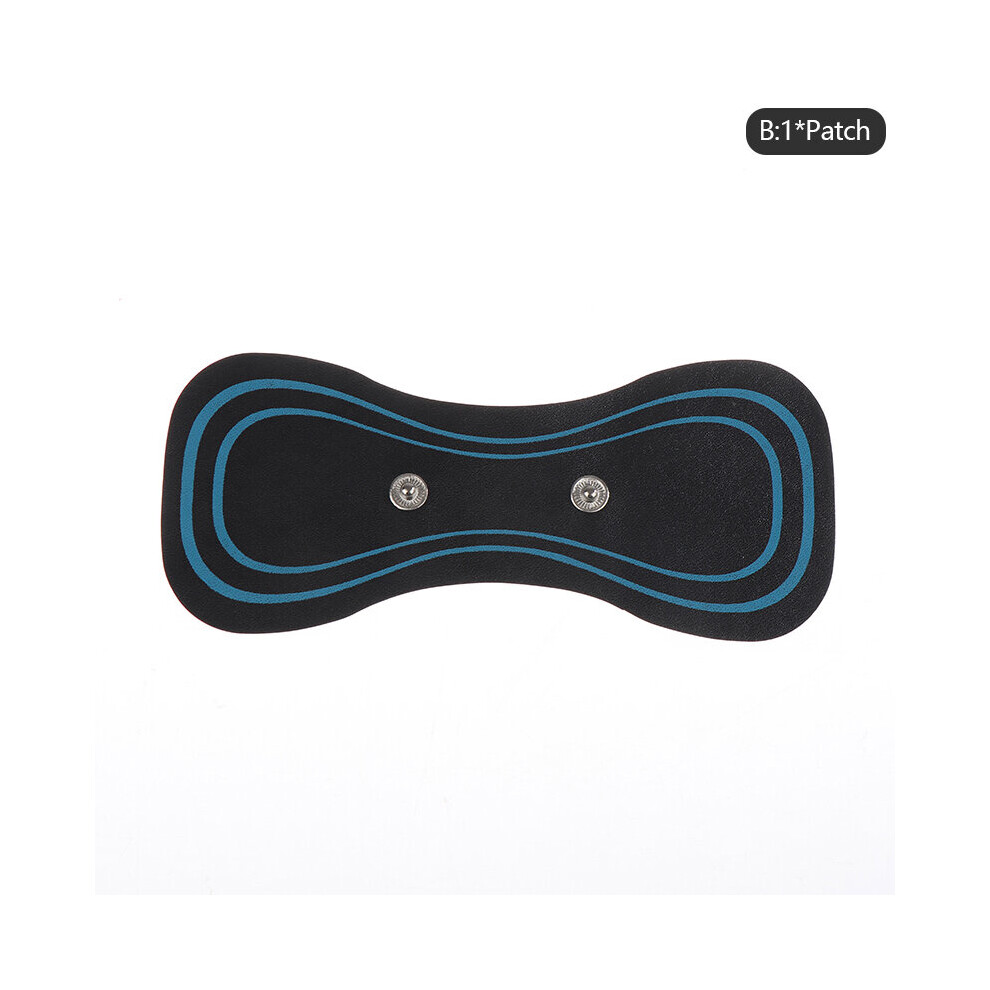 Dechoicelife (A-B) Mini Intelligent Cervical Spine Massager Stickers Muscle Relief Pain Neck Back Massage Convenient Meridian Lcd Display Massager