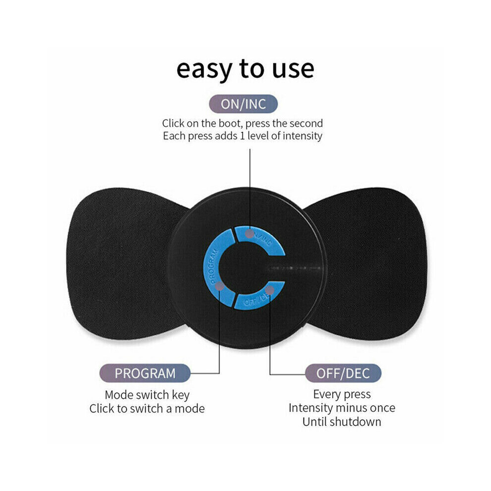Dechoicelife (A-Rechargeable) Mini Electric Neck Back Massager Muscle Stimulator Therapy Pressure Pain Relieve Swollen Cervical Shoulder Remover Home