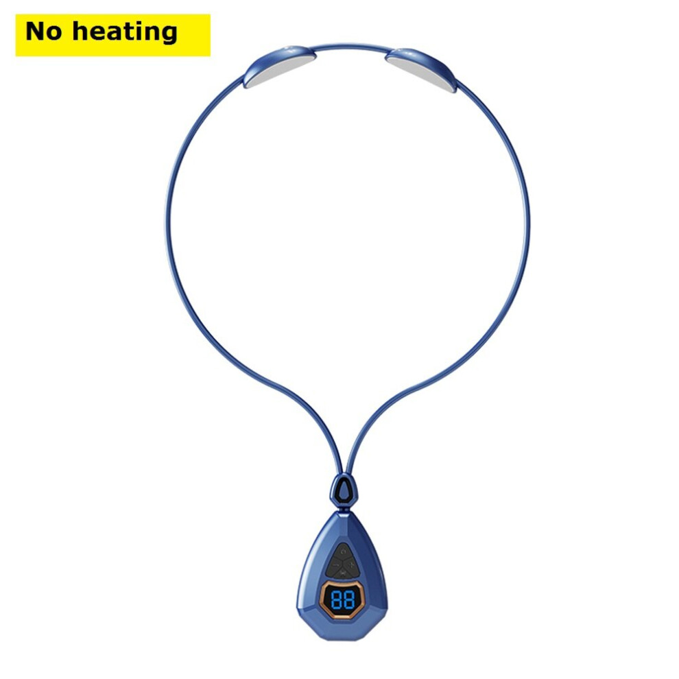 Dechoicelife (A-No Heating) Smart Heating Neck Massager Ems Pulse Neck Massage Pendant Neck Cervical Massager Relief Pain Muscle Stimulator Health Care