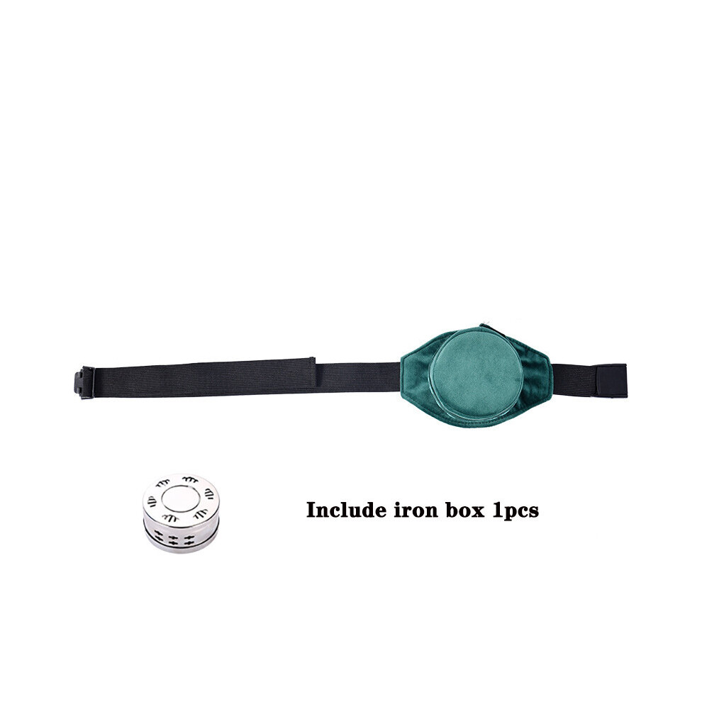 Dechoicelife Green (A-1-1) Velvet Moxibustion Box Bag Burner Acupuncture Meridian Heating Therapy Warm Pain Relief Free