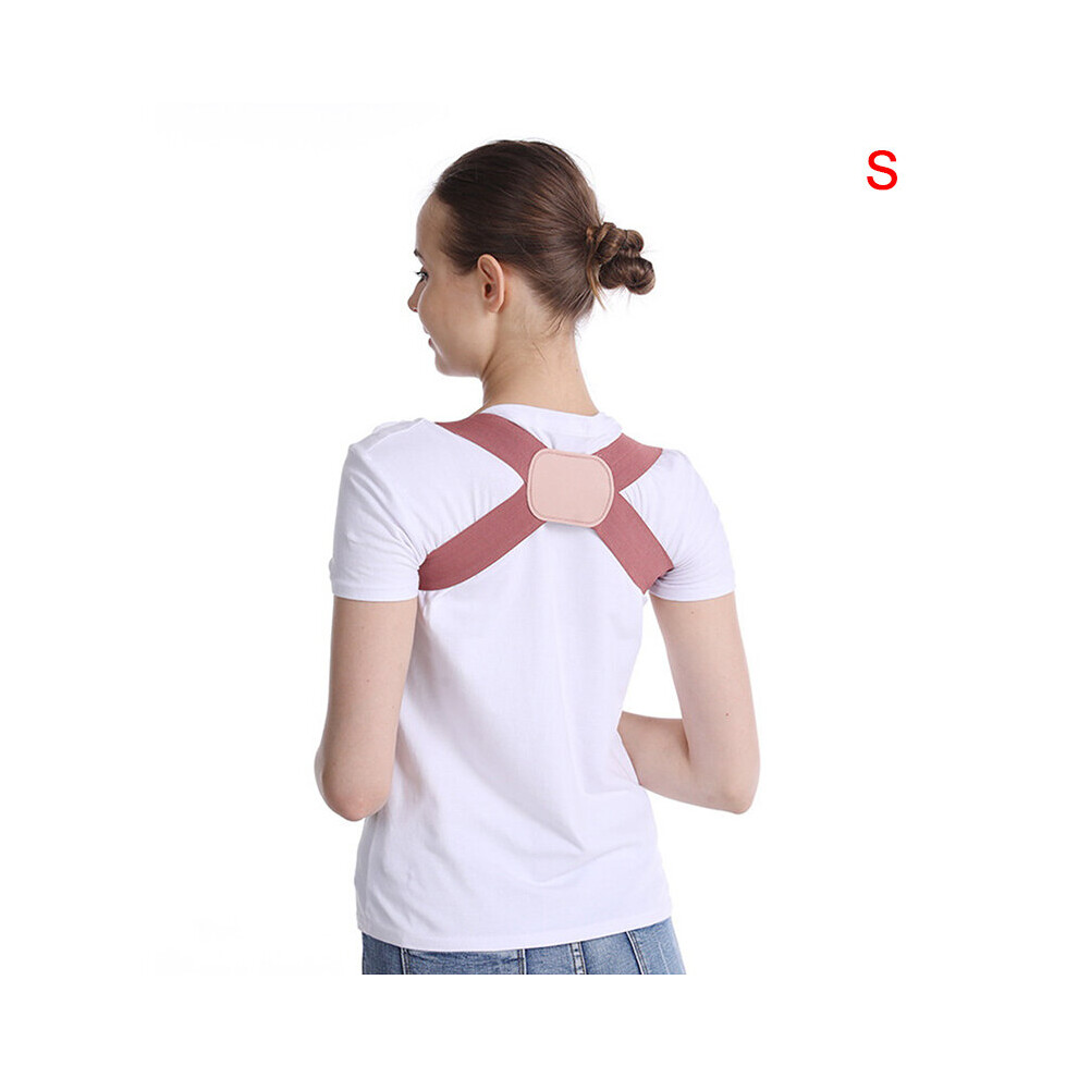 Dechoicelife Red (A-S-) 1Pc Back Posture Corrector Stealth Back Health Support Posture Corrector Shoulder Orthotics Spine Belt Correction Brace Strap