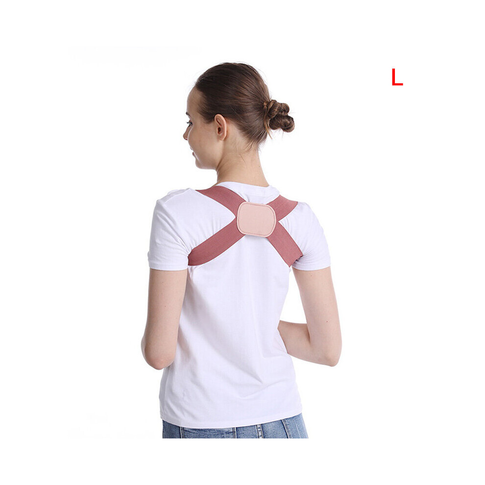 Dechoicelife Red (A-L-) 1Pc Back Posture Corrector Stealth Back Health Support Posture Corrector Shoulder Orthotics Spine Belt Correction Brace Strap