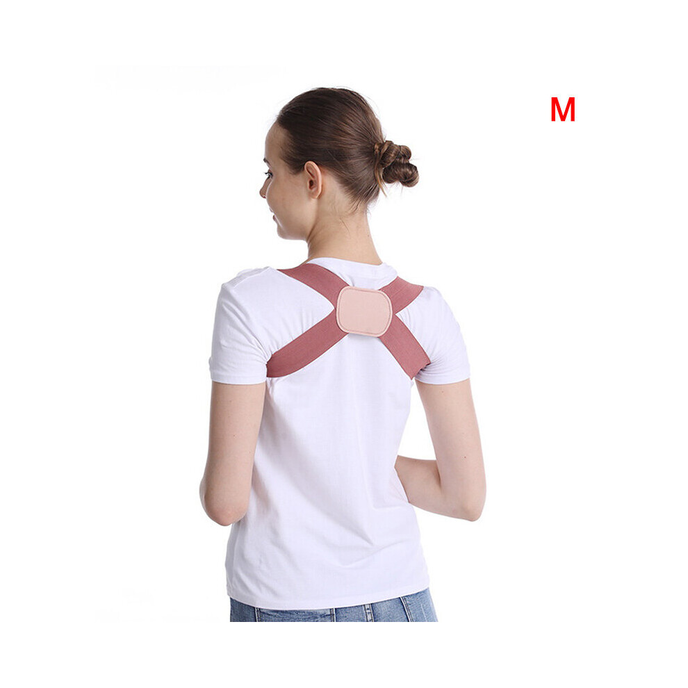 Dechoicelife Red (A-M-) 1Pc Back Posture Corrector Stealth Back Health Support Posture Corrector Shoulder Orthotics Spine Belt Correction Brace Strap