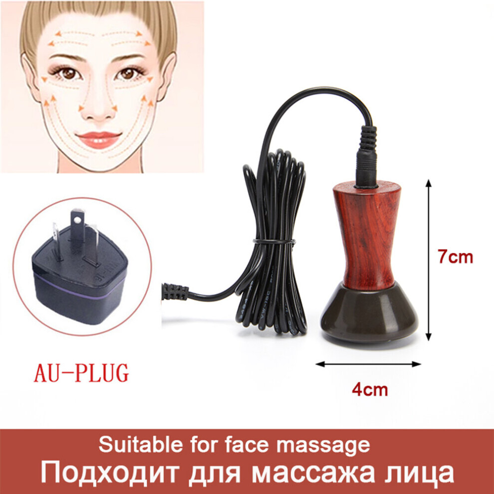 Dechoicelife (A-Au5) Gua Sha Natural Stone Massager Spa Hot Stones Gouache Scraper Electric Heating Guasha Relieve Stress Back Massager Pain Relief