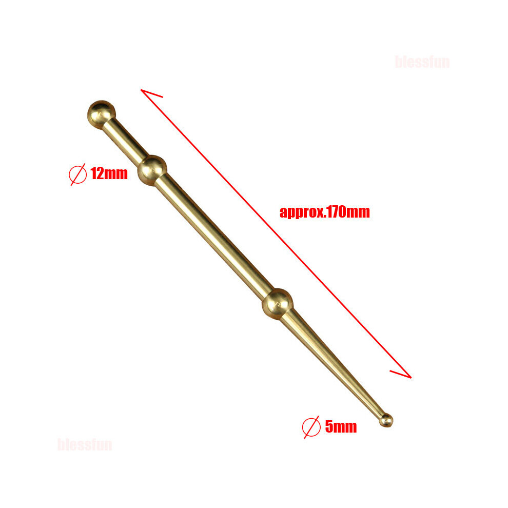 Dechoicelife (A-Pen) New Copper Stick Acupressure Point Dredge Meridian Massage Bar Board Foot Health Care Acupressure Pen