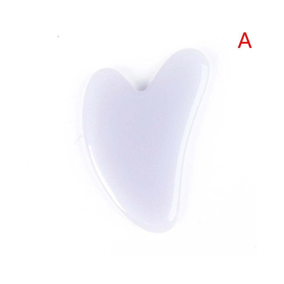 Dechoicelife (A-Beeswax) Beautiful Massage Beeswax Guasha Scraping Massage Scraper Face Massager Acupuncture Gua Sha Eye Face Board Spa Massage Tool