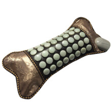(a-Green) Jade Heating Pillow Natural Tourmaline Germanium Stone Jade Cervical Pillow Neck Massager Help Sleep Relieve Pains Fatigue