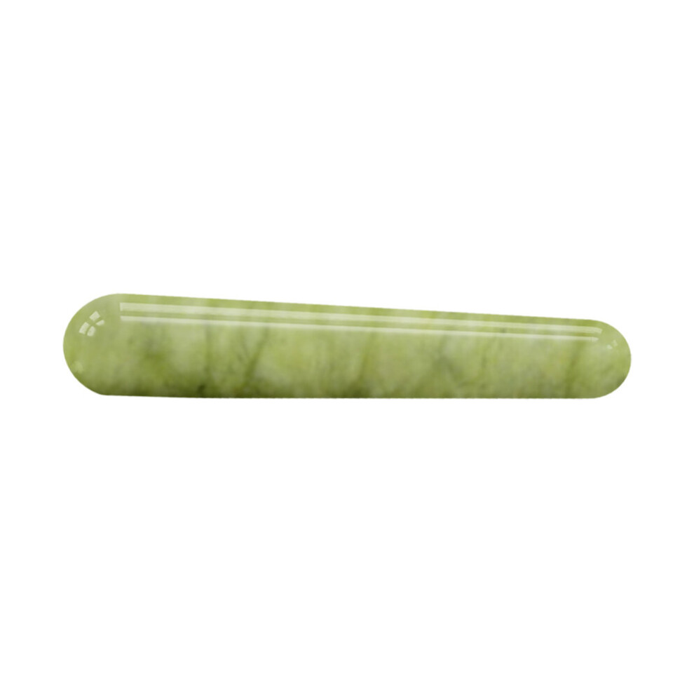 Dechoicelife (A-Green Stone Stick) Rose Quartz Massage Stick Obsidian Yoni Wand For Facial Massage Kegel Exercise Natural Jade Stone Guasha Massager