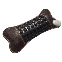 (a-Black EU Plug) Jade Heating Pillow Natural Tourmaline Germanium Stone Jade Cervical Pillow Neck Massager Help Sleep Relieve Pains Fatigue