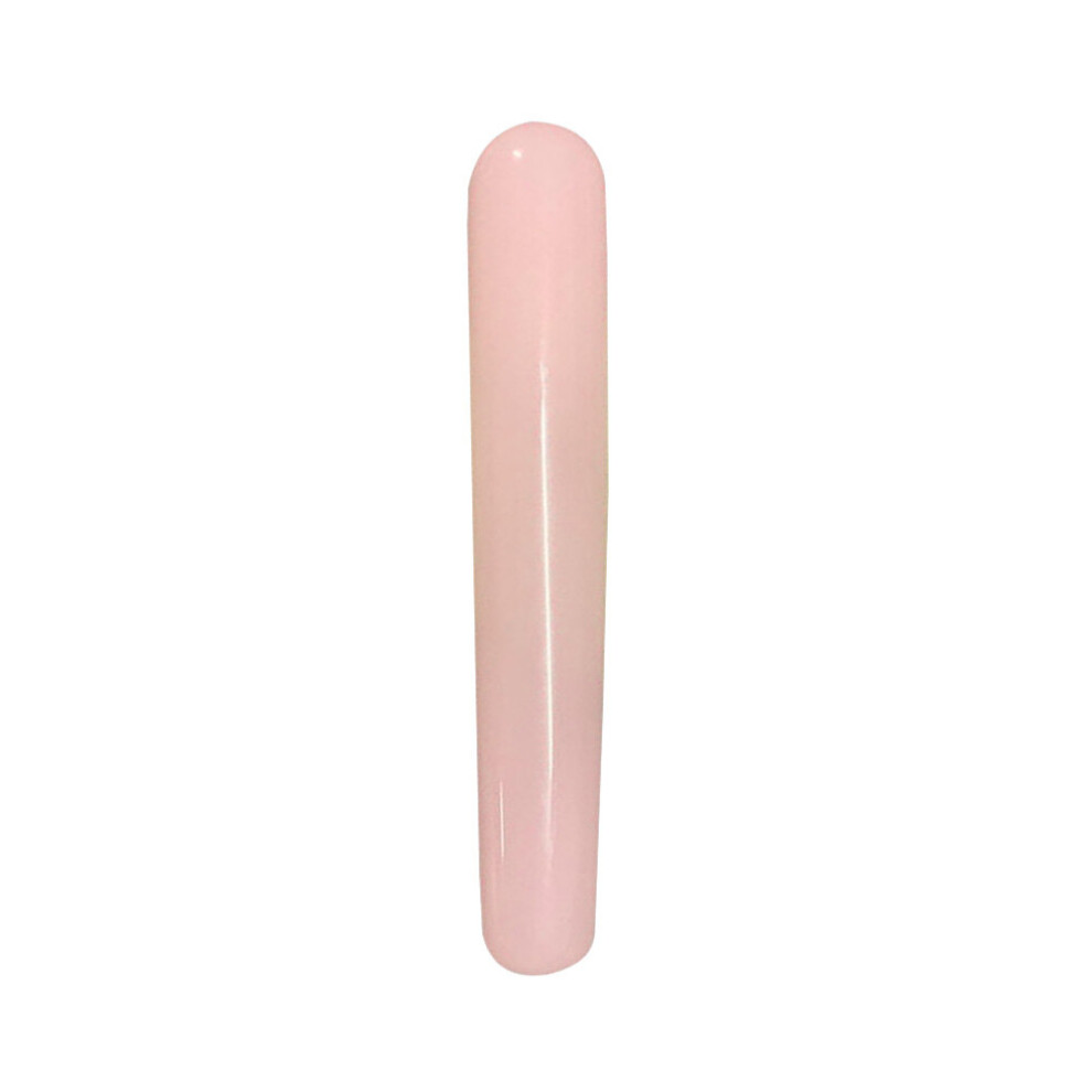 Dechoicelife (A-Pink) Natural Jade Stone Massage Wand Gua Sha Tools Facial Scraping Board Massager For Face Eye Wrinkle Massager ???????? ??? ????