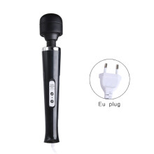 (a-V0133-D-EU Plug) aiboduo Body Massager Wand Vibrator Powerful Huge Head Body Neck Massage Magic Vibration Female Personal Product Massage Stick
