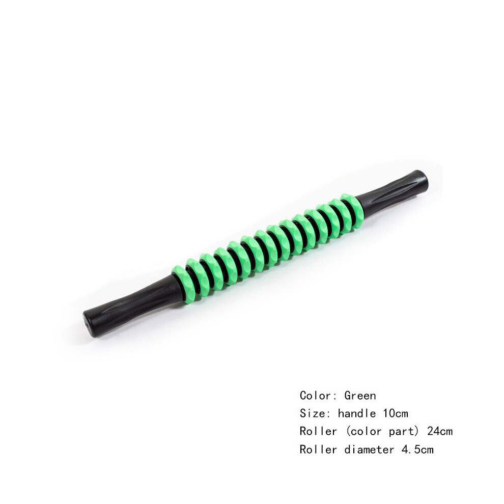 Dechoicelife Green (A-) Mace Handheld Fascia Stick Leg Muscle Relaxation Roller Roller Yoga Fitness Supplies 13 Gear Massage Sticks 6 Colors