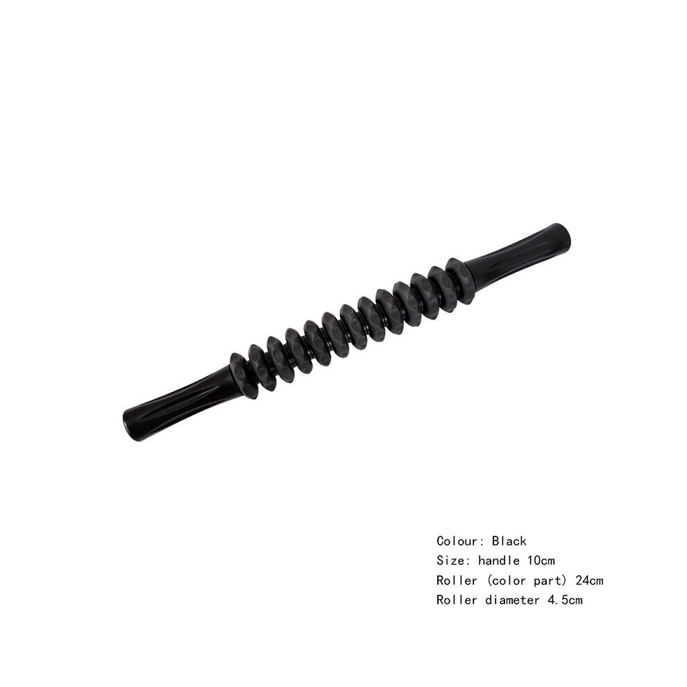 Dechoicelife Black (A-) Mace Handheld Fascia Stick Leg Muscle Relaxation Roller Roller Yoga Fitness Supplies 13 Gear Massage Sticks 6 Colors