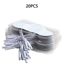 (a-20pcs for neck) 20pcs EMS Tens Electrode Pads Gel Pulse Muscle Stimulator for Back Knee Chest Massage Acupuncture Therapy Physiotherapy Massager