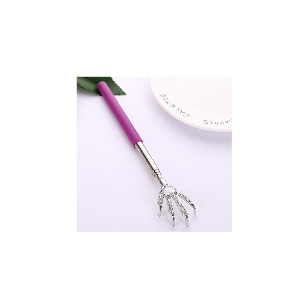 Dechoicelife Purple (A-Talon ) Extendable Massage Claw Telescopic Scratching Backscratcher For Back Scraper Massage Relax Back Scratcher Relieve Anti-Itch Tool