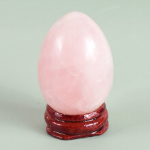 (a-50x35 undrill) 50*35 Big Size Yoni Egg Massage Body Natural Crystal Rose Quartz Ball Kegel Exercise Tool Pelvic Floor Muscle Vaginal Massager