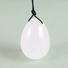 (a-50x35 drill rock) 50*35 Big Size Yoni Egg Massage Body Natural Crystal Rose Quartz Ball Kegel Exercise Tool Pelvic Floor Muscle Vaginal Massager