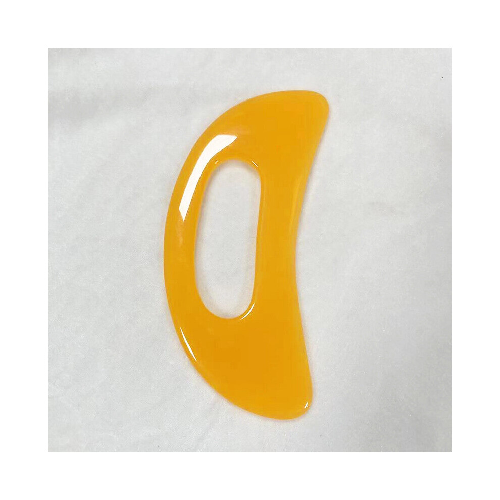 Dechoicelife Yellow (A-Small ) Resin Beeswax Herramientas Gua Sha Massage Tool For Back Neck Body Face Massagers Guasha Masaje Scraper Therapy Skin Care Tools
